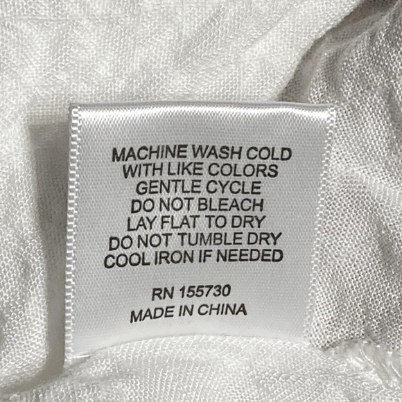 Jane and Delancy White Short Sleeve Button Down Shirt Loose Fit Women's XL EUC - Picture 5 of 6